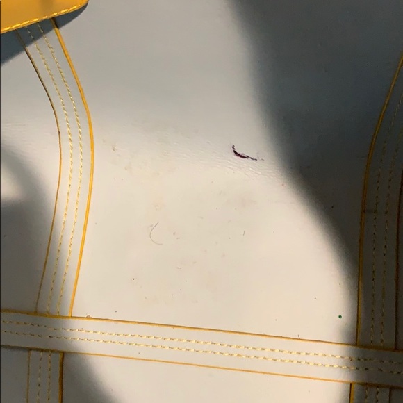 🌟Yellow Tory Burch Block T Tote bag🌟 - Picture 5 of 8